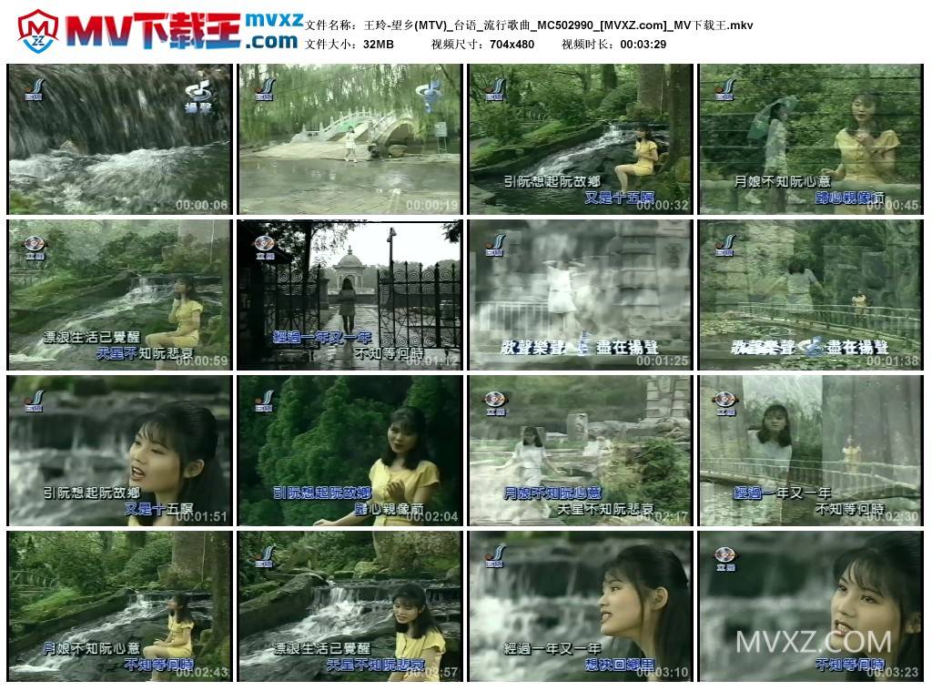 王玲-望乡(MTV)_台语_流行歌曲_MC502990